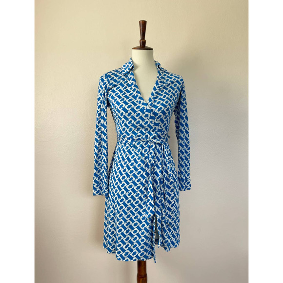 Diane Von Furstenberg Dresses Diane Von Furstenberg Chain Link Wrap